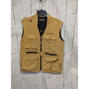 Kakadu Traders Australia 4V15 Sundog Wax Cloth Tactical Safari Vest Men’s Size L